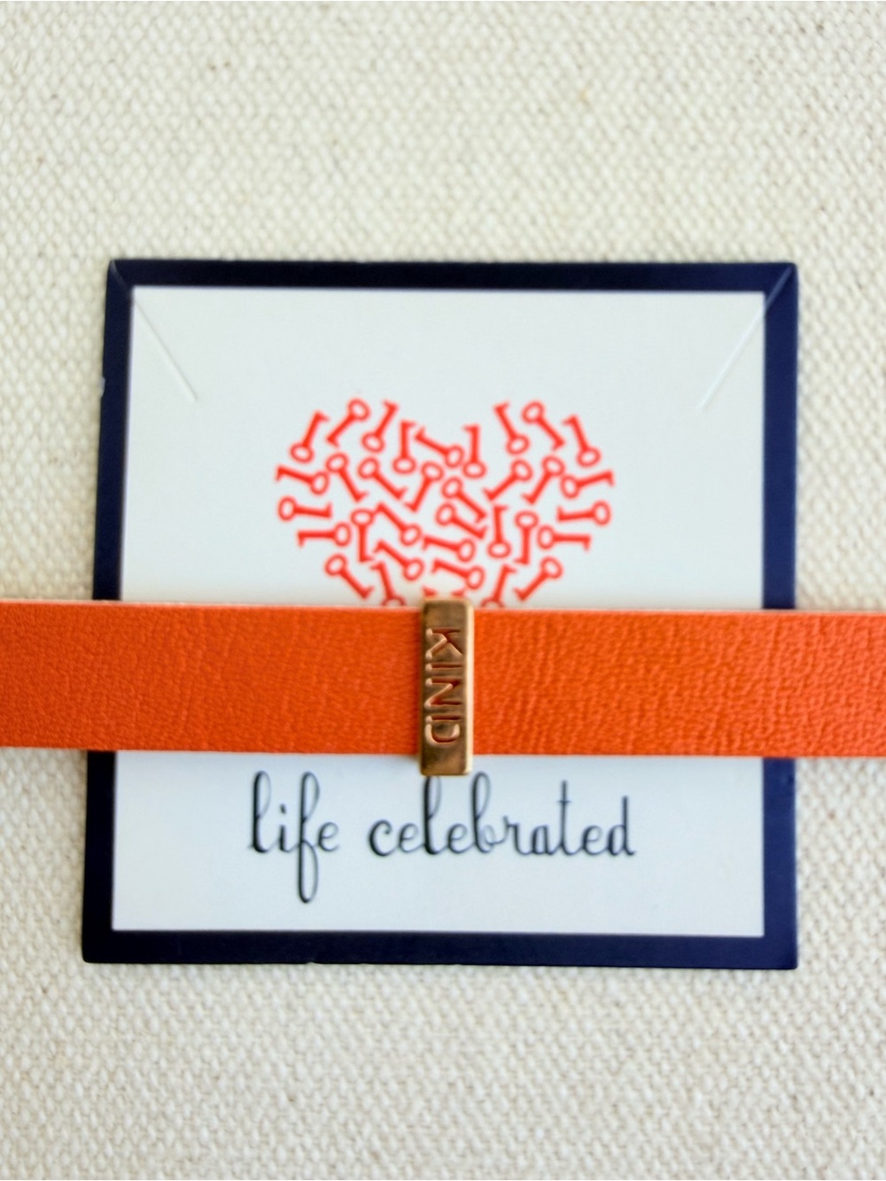*Rose Gold KIND Bar Charm* Retired KEEP COLLECTIVE